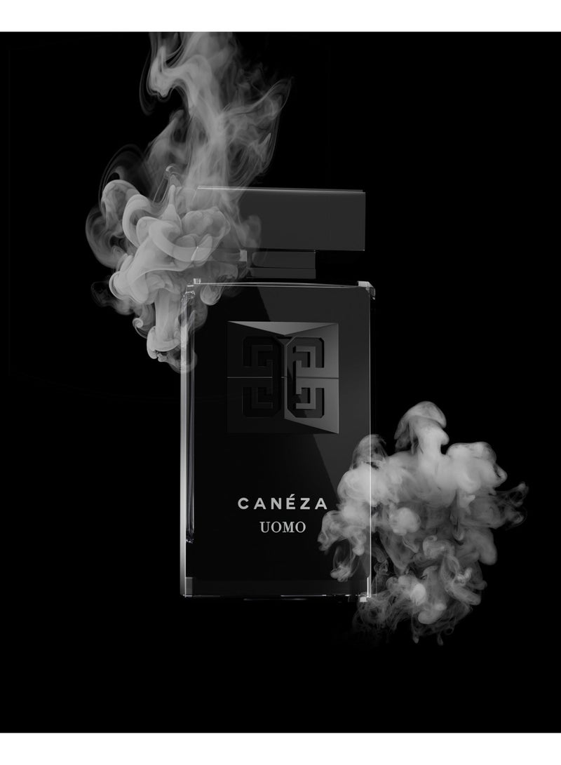 Canéza UOMO Eau de Parfum for Men - Long-Lasting Fresh Citrus & Woody Scent with Spicy Musk Accords | Modern Masculine Signature Fragrance | 100ML - Image 3